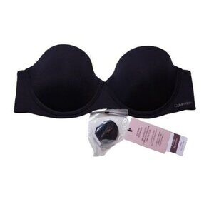 NEW Calvin Klein Women's Perfectly Fit Push-Up Strapless Bra Size 36 A QF5677